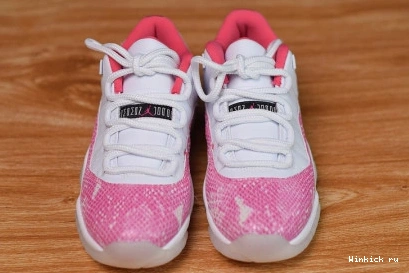 PINK (W) RUST - 11 SNAKE RETRO LOW JORDAN 0824
